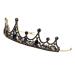 Lurrose Baroque Black Rhinestone Queen Crown - Wedding Bridal Tiara for Women - Buy Online on GoSupps.com