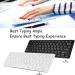 White Wired Mini Keyboard for Mac & PC | Compact USB Keyboard for iMac MacBook Pro/Air Windows Laptops - Riuty - Buy Online on GoSupps.com