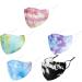5PCS Washable Cloth Face_Mask Reusable and Adjustable Protective Fabric Face Cover w/Dust Filter Pocket - Tie Dye - Buy Online on GoSupps.com