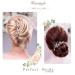 UNSUTUO White Flower Wedding Hair Pins Set of 3 - Silver Bridal Hair Accessories for Women - Buy Online on GoSupps.com