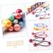 minkissy 28 Pairs Headband Color Hair Tie Hair Ponytail Girl Hair Ties Elastic Hair Bands Hair Ties for Girls Ponytail Holders Girls Hair Rope Hair Balls for Girls Hair Hair Rope Bead - Buy Online on GoSupps.com