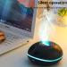 Wavata Flames Aroma Diffuser - 7-Color Essential Oil Humidifier for Kids Home Office & Yoga with Automatic Shut-Off (Black) - Buy Online on GoSupps.com