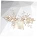 DOITOOL Women Hair Comb Alloy Hair Comb Bridal Hair Comb Crystal Hair Comb Hair Accessories Women's Headgear Wedding - Buy Online on GoSupps.com