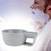 Folpus Gray Shaving Bowl - Smooth Foaming Wet Shaving Cup for Men | Perfect Valentine's Day Gift for Husband & Father - Buy Online on GoSupps.com