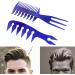 ROYALEAD Retro Oil Hair Comb Set Double Side Tooth Comb for Hair Styling and Anti Static Brush - Buy Online on GoSupps.com