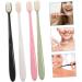 Angoily Extra Soft Travel Toothbrush - 4 Pack Collapsible Children's Toothbrush with Natural Bristles | Lightweight & Compact for International Shipping - Buy Online on GoSupps.com