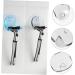FRCOLOR 10 STK Shaver Holder - Bathroom Accessories Organizer Rack for Razors - Suction Cup Gray - 5.5x5cm - Ideal for Shower & Toilet - Buy Online on GoSupps.com