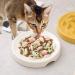 Interactive Slow Feeder Cat Bowl- Promotes Healthy Eating, Prevents Bloat & Obesity - White - Buy Online on GoSupps.com
