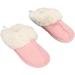 Electric USB Heating Shoes - Soft Plush Slip-Resistant Warm & Cozy for Cold Weather - Stylish Pink - Buy Online on GoSupps.com