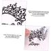 FOMIYES 9 Pairs Lace Eyeliner Stickers Black Eyeshadow Black Eye Shadow Pride Eyeshadow Stickers Prom Fabric 13X6cmx3pcs Blackx3pcs - Buy Online on GoSupps.com