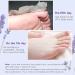 Foot Peeling Mask - Lavender Collagen Exfoliating Socks for Soft Moisturized Feet | Dead Skin Removal & Cracked Heel Care - Buy Online on GoSupps.com