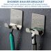 AAED 4-Pack Stainless Steel Shaver Holder - Waterproof Self-Adhesive Razor Hook for Shower & Bathroom (No Drilling Required) - Buy Online on GoSupps.com
