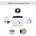Wax Warmer Set | Built-in Thermal Safety Control | 6 Hard Wax Beans (White Honey) | Home Waxing for Women & Men - Buy Online on GoSupps.com
