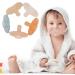 Baby Silicone Pacifier 5 Pieces Bite Resistant Washable Portable Silicone Pacifier for Baby Type 2 - Buy Online on GoSupps.com
