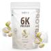 Nutri + Nutri+ 6k Protein Powder Pistachio 1kg - Protein shake with 76% protein - vegan protein powder + amino acids - P