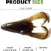 Pelican Mate Topwater Frog Lures - Double Propellers, Soft Silicone Bass Bait - Realistic Kit Set for Trout, Pike - Freshwater & Saltwater - 2pcs/3.5/0.53oz - Buy Online on GoSupps.com
