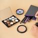 Homoyoyo Palette Magn tique Vide pour Fards Paupi res Plateau de Maquillage Compact en Plastique Robuste 12 Compartiments Ronds avec Pinceau Paupi res Rangement pour Voyage et - Buy Online on GoSupps.com