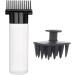 Comb Bottle Applicator | 180ml Portable Oil Comb Applicator Bottle - Scalp Bottle Applicator Hair Oil Bottle with Comb for Hair Hairdressing Coloring Black Third Generation - Buy Online on GoSupps.com