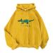 Mint Green Women's Cute Hoodie - Teen Girl Fall Sweatshirt | Casual Black Sweatshirt Women | Size M - Buy Online on GoSupps.com