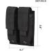 EXCELLENT ELITE SPANKER Molle Pistol Mag Pouch - Double Black - Buy Online on GoSupps.com