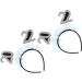 Beaupretty 10 StK Digital Headgear Hair Jewelry - New Year Hairband & Party Bopper for New Year's Eve Cosplay & Decoration (Silver 5 Pack) - Buy Online on GoSupps.com