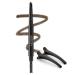 Eyebrow Pencil - Makeup Waterproof Brow Pencil with Triangular Tip  Dual-Sided Brow Brush  Precise  Fine Tip  Shapes  Defines  Fills Brows Creates Natural Looking Brow  with Hair Clips - Dark Brown Dark Brown eyebrow pen...