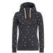 Bigfanshu Womens Hooded Sweatshirts Flocking Thicken Print Jackets Tracksuits Zipper Female Sportswear Black - Buy Online on GoSupps.com