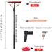 Water Fed Pole Kit Window Cleaning Pole Water Fed Telescopic Brush/Extendable Cleaner Conservatory Roof Suitable for Car Indoor Outdoor High Windows (5.4m/18ft 55cm) - Buy Online on GoSupps.com