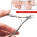 HCHGJKN Nail Clippers Stainless Steel Cuticle Nipper Professional Remover Scissors Finger Care Manicure Nail Clipper Dead Skin Tools(2Pc) - Buy Online on GoSupps.com