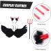 FRCOLOR 3 Sets Demon Wings Set Black Devil Costume Prop Devil Ear Headband Costume for Praty Devil Accessories Devil Pitchfork Costume Devil Costume for Horn Cosplay Supplies Feather - Buy Online on GoSupps.com