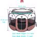 BODISEINT Portable Pet Playpen - Foldable Exercise Pen for Dogs, Cats, and Small Pets - Indoor/Outdoor Kennel for Travel and Camping - Medium Coffee/Beige - Buy Online on GoSupps.com