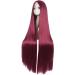 MapofBeauty 40 Straight Natural Long Red Anime Wig - Costume Party Hair - Buy Online on GoSupps.com