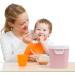 Milk Powder Dispenser for Baby - Portable Formula Container with Spoon, No Spill, 800ML Pink - Ideal for Travel, Bedroom, Outdoor - Food, Snacks, Fruit - Buy Online on GoSupps.com
