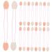 OHPHCALL 1 Set Eye Shadow Brush Eyeshadow Makeup Applicator Double-ended Eyedhadow Brush Sponges Non Latex