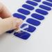 JMEOWIO Semi Cured Gel Nail Strips Royal Blue Gel Nail Stickers Nail Supplies Nail Art Design Decoration Accessories - Buy Online on GoSupps.com