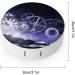 Clock And Mechanism Stars Round Case For Contact Lens Kit Storage Box with Mirror Printed - Buy Online on GoSupps.com