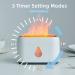 Flame Aroma Diffuser - Essential Oil Aromatherapy Humidifier with Night Light, Timer & Adjustable Brightness - Quiet Scent Diffuser for Home & Office (White) - Buy Online on GoSupps.com