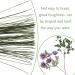 SOCNITC 100pcs Floral Wire Dark Green  22 Gauge Flower Wire Sticks Floral Supplies 14 inches for Bouquet Stem Wrap Floral Arranging Craft Projects Corsages  Wedding Bouquet  22 Gauge 100 pcs Dark Green - Buy Online on GoSupps.com