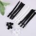 200PCS Adjustable Black & White Face Mask Elastic with Comfortable Ear Hanging Rope - Buy Online on GoSupps.com