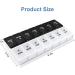DANYING Extra Large 2 Times a Day XL Weekly Pill Organizer - AM PM Day Night Vitamin Case 7 Day - Buy Online on GoSupps.com