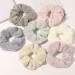 7 Pack Big Fuzzy Hair Drying Scrunchies - Frizz Free Traceless Faux Fur Bobbles Hair Ties - Buy Online on GoSupps.com