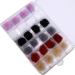 Nail Pom Ball 3D Detachable Nail Poms Charm Faux With Removable Base For Nail Art Design Nail Tip Decor Acrylic Nail Art Accessories Kit - Buy Online on GoSupps.com