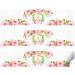 Watercolor Pink Dahlia Giraffe Baby Shower Waterproof Bottle Sticker Wrappers - Set of 20 (1.75 x 8.5) by AmandaCreation - Buy Online on GoSupps.com