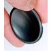 Opalite Crystal Worry Thumb Stone - Natural Healing and Stress Relief (Black Agate) - Buy Online on GoSupps.com