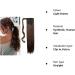 23 Wrap Around Ponytail Extension Clip in Hairpiece, Light Brown - Synthetic Straight Hair - 23 Inch - Buy Online on GoSupps.com