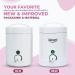 Starpil Mini Wax Warmer 4oz - Ideal for Hard Wax Beads - Adjustable Temperature Pot for Facial Hair Removal - Buy Online on GoSupps.com
