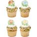 Baby Zoo Animals Cupcake Rings Cake Decorations - 24 ct - Buy Online on GoSupps.com
