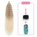 Deep Twist Crochet Hair - Waterwell Twist Bundle 22 Inch Ombre Kinky Curl Extensions 3 Packs 27/613# - Synthetic Curly Braided Hairstyle - Buy Online on GoSupps.com
