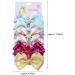 Kalolary 5 Unicorn Hair Clips - 12 Rainbow Hair Loops for Kids | Perfect Birthday & Children's Day Gift - Buy Online on GoSupps.com