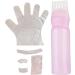 Hair Dye Kit 160ML Hair Oil Applicator Bottle with Scale and Disposable Hair Color Kit Includes Ear Cover Gloves Cape Cap DIY Salon Home Hair Dying Tool Hair Brushes - Buy Online on GoSupps.com